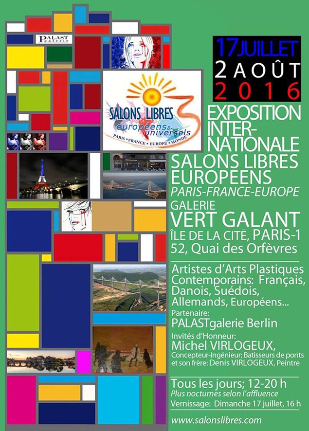 Affiche expo vert galant