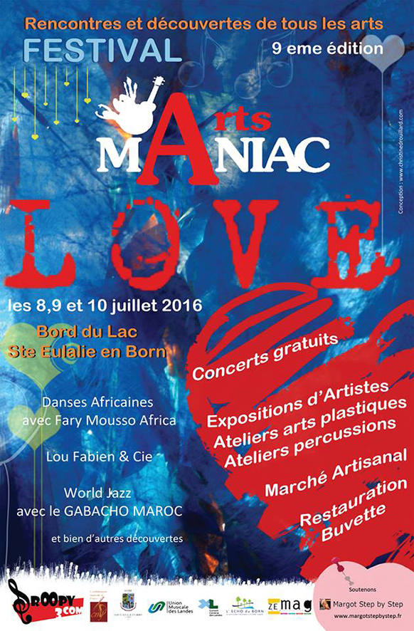 Affiche festival arts maniac